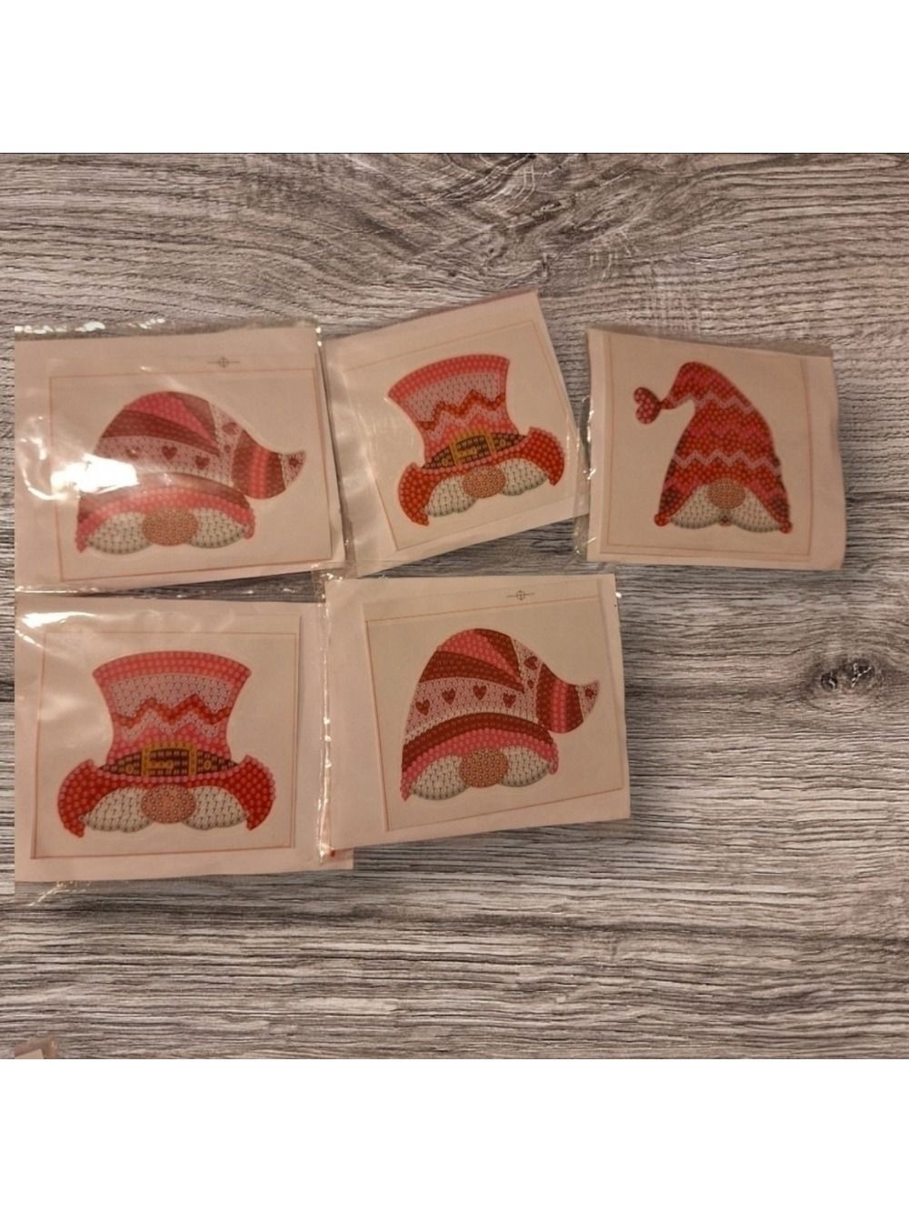 Christmas Gnome Diamond Painting Mini Sets Pink